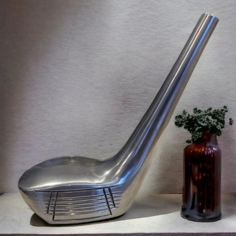 Golf Putter Silver Vintage Paper Weight